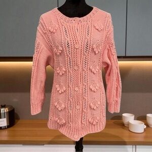 Vintage Hand Crocheted Sweater